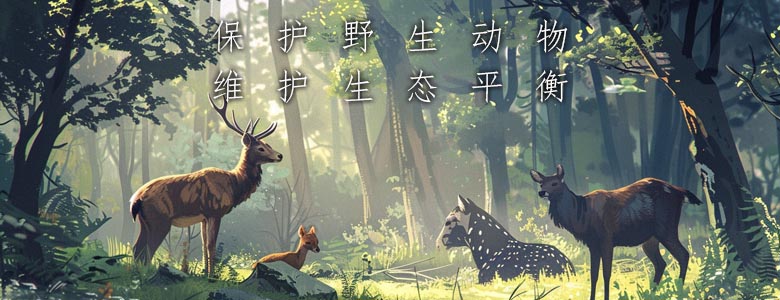 保护野生动物，维护生态平衡